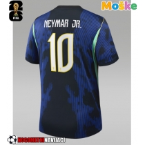 Moške Nogometnih dresov Brazilija Neymar Jr #10 Gostujoči SP 2026 Kratki rokavi